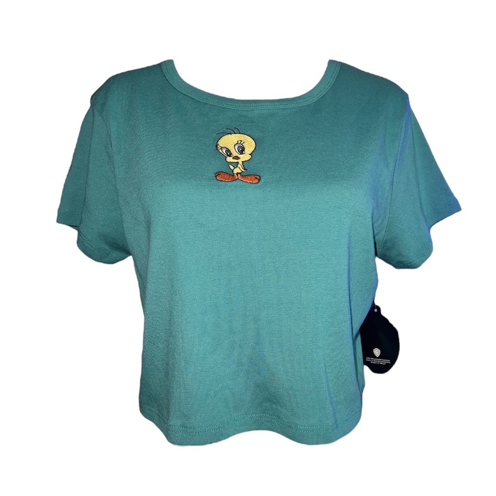 Looney Tunes🦎Embroided Crop Top🌵